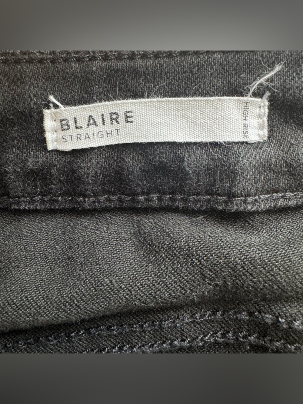 Dear John Blaire Straight Ankle Length Jeans Black Arrow Cotton Stretch - Picture 10 of 11